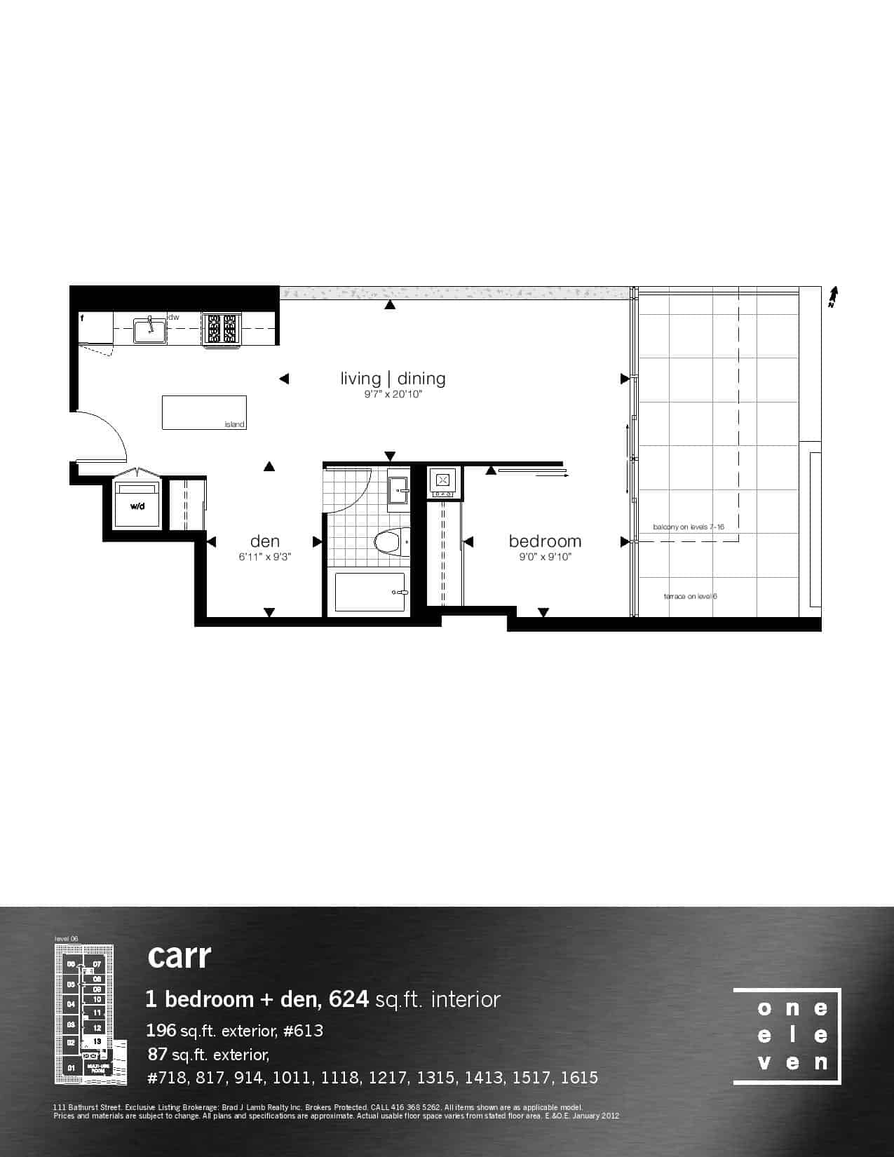 One Eleven Condos (Bathurst) Prices & Floor Plans