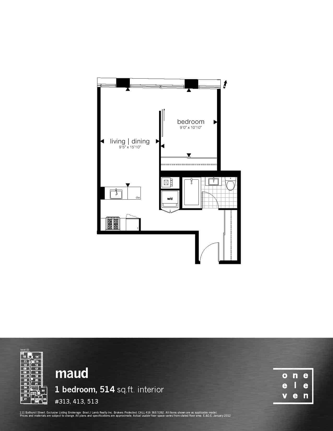 One Eleven Condos (Bathurst) Prices & Floor Plans