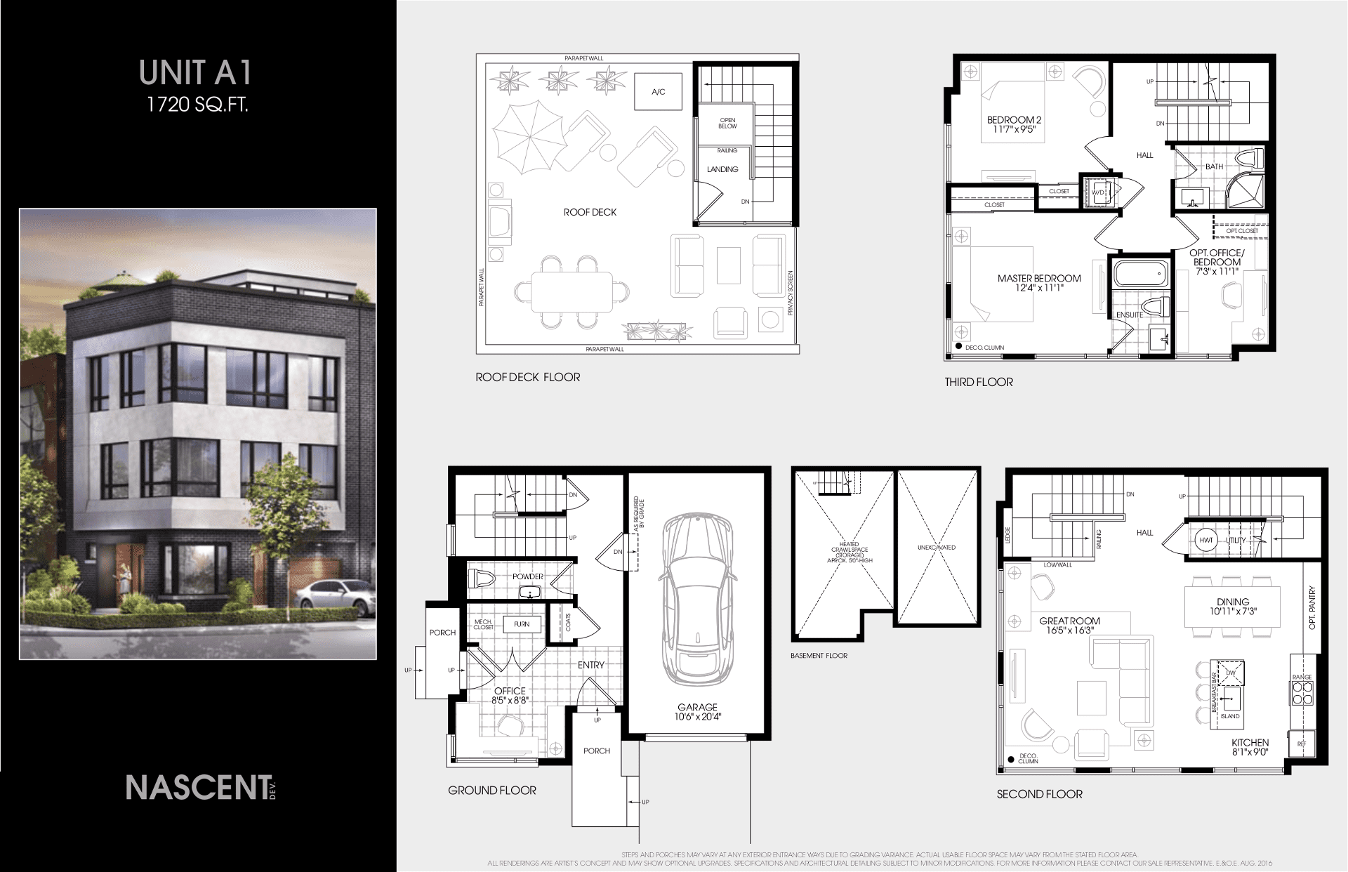 Leslieville Four Townhomes Modern Townhouses in Leslieville, Toronto