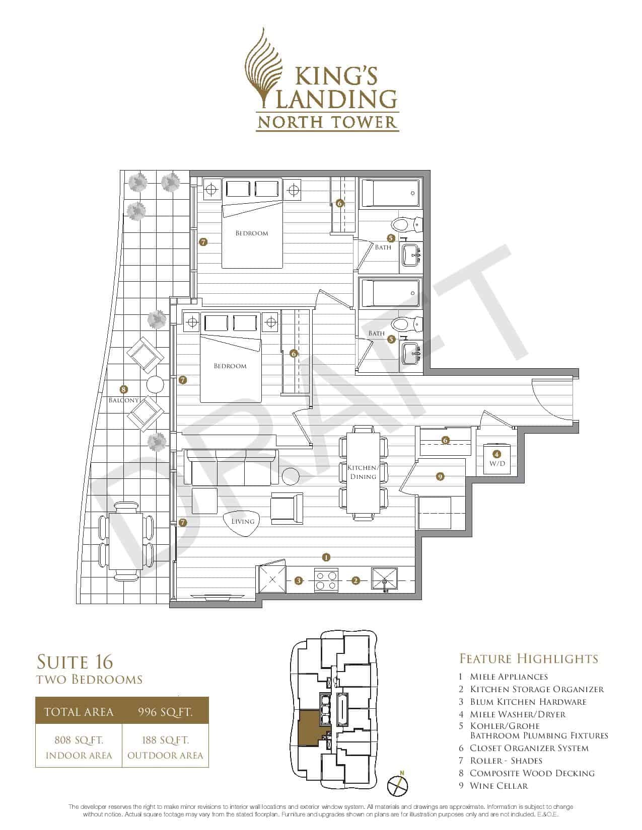 King's Landing Condos Leslie & Sheppard Prices & Floor