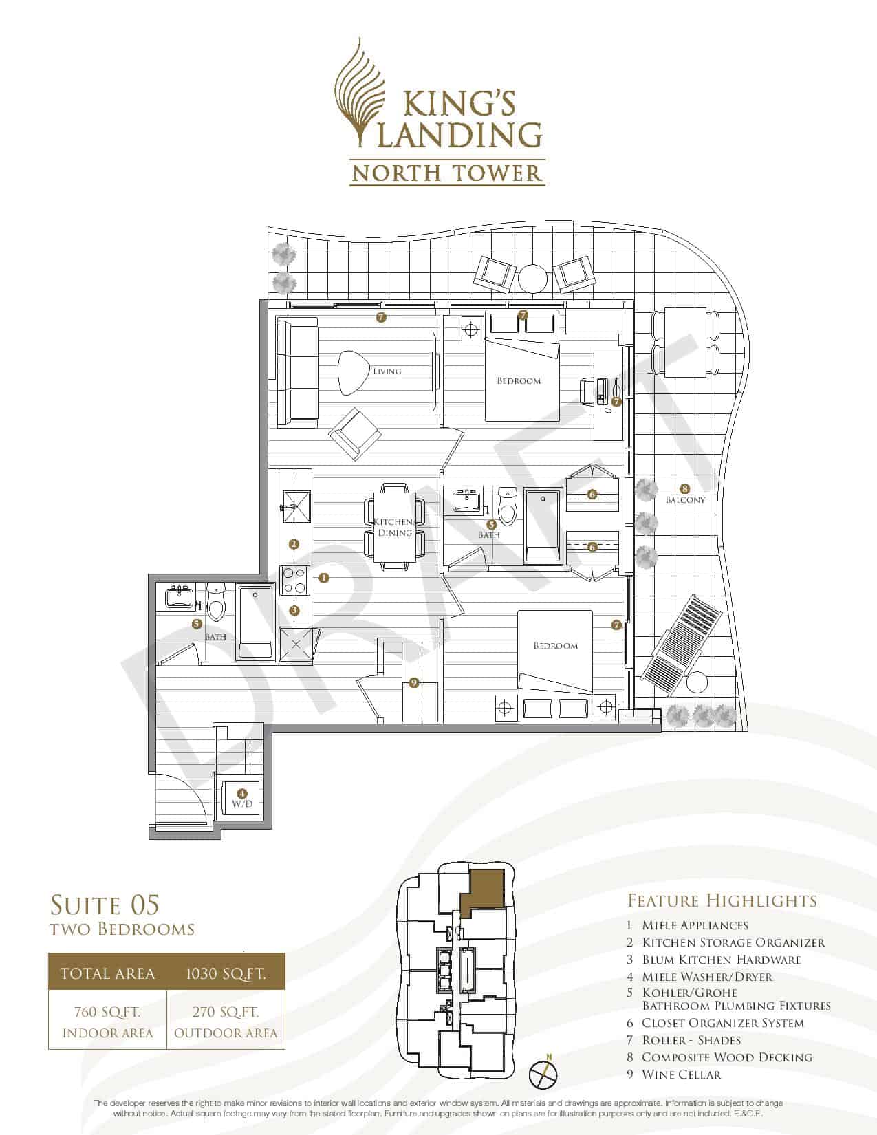 King's Landing Condos Leslie & Sheppard Prices & Floor