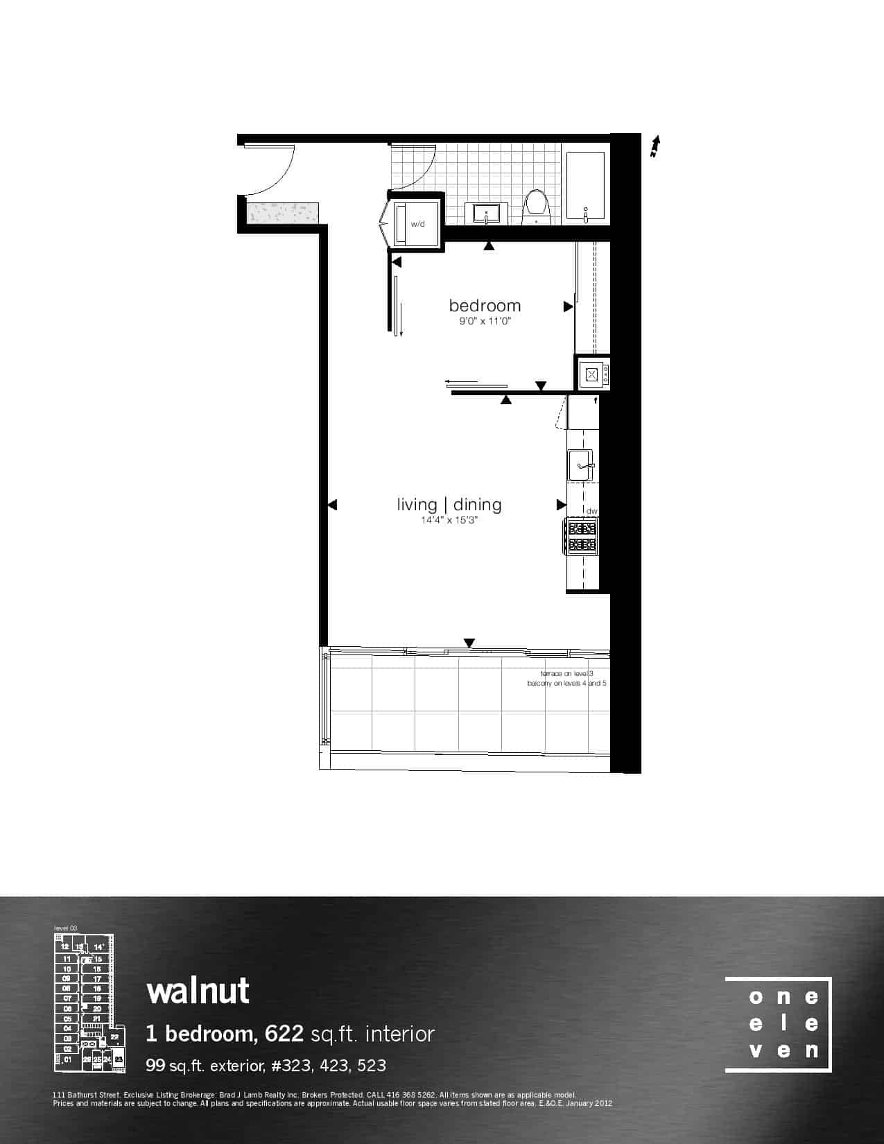 One Eleven Condos (Bathurst) Prices & Floor Plans