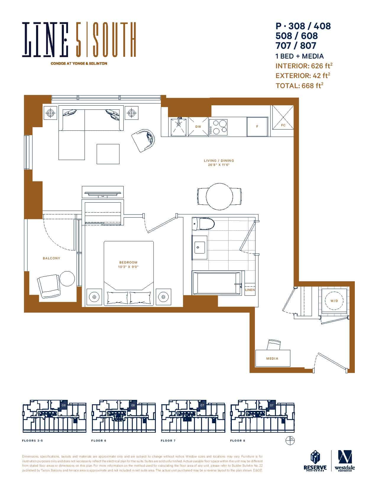 Line 5 Condos Yonge & Eglinton Prices & Floor Plans