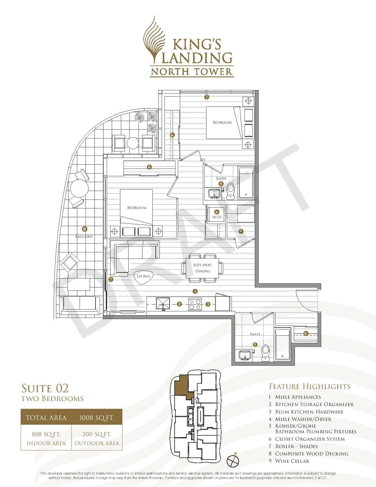 King's Landing Condos Leslie & Sheppard Prices & Floor