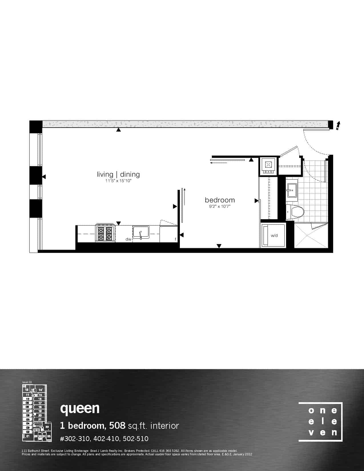 One Eleven Condos (Bathurst) Prices & Floor Plans