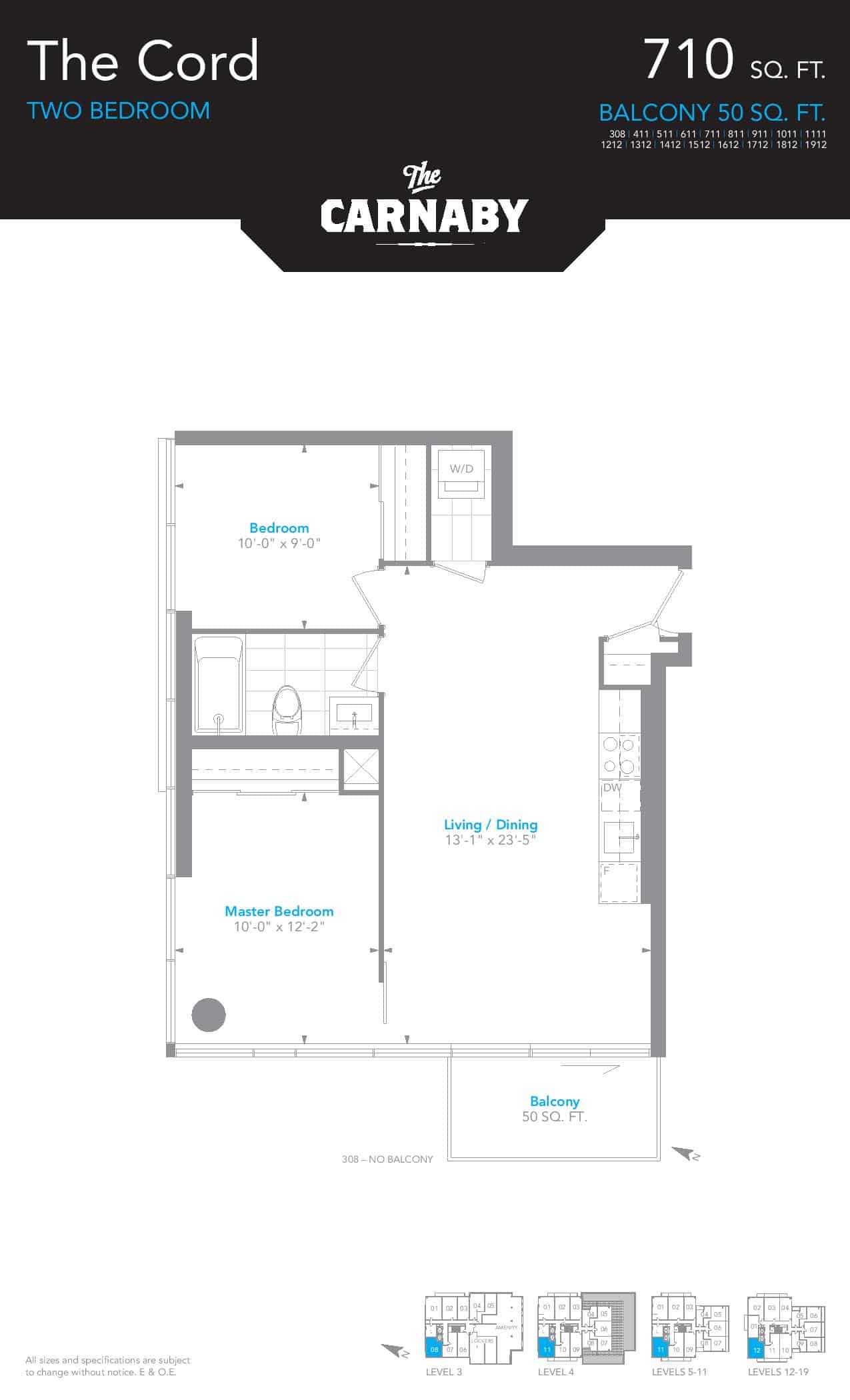 The Carnaby Lofts (Queen West) Prices & Floor Plans