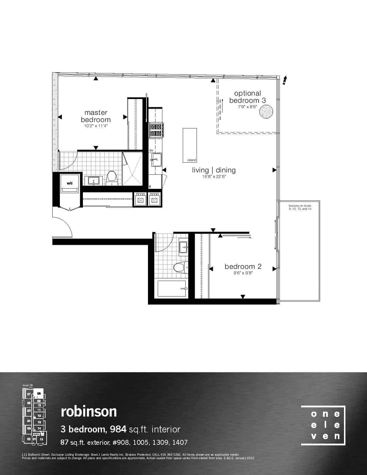 One Eleven Condos (Bathurst) Prices & Floor Plans