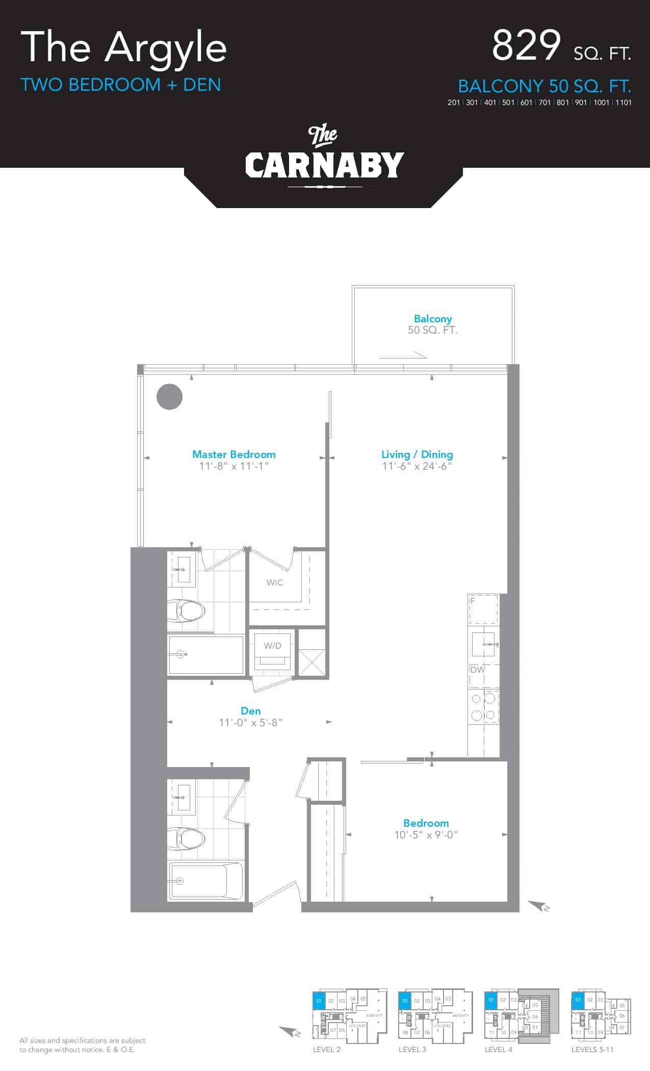 The Carnaby Lofts (Queen West) Prices & Floor Plans