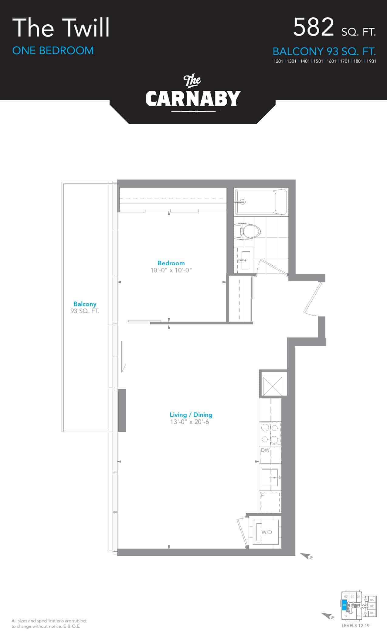 The Carnaby Lofts (Queen West) Prices & Floor Plans