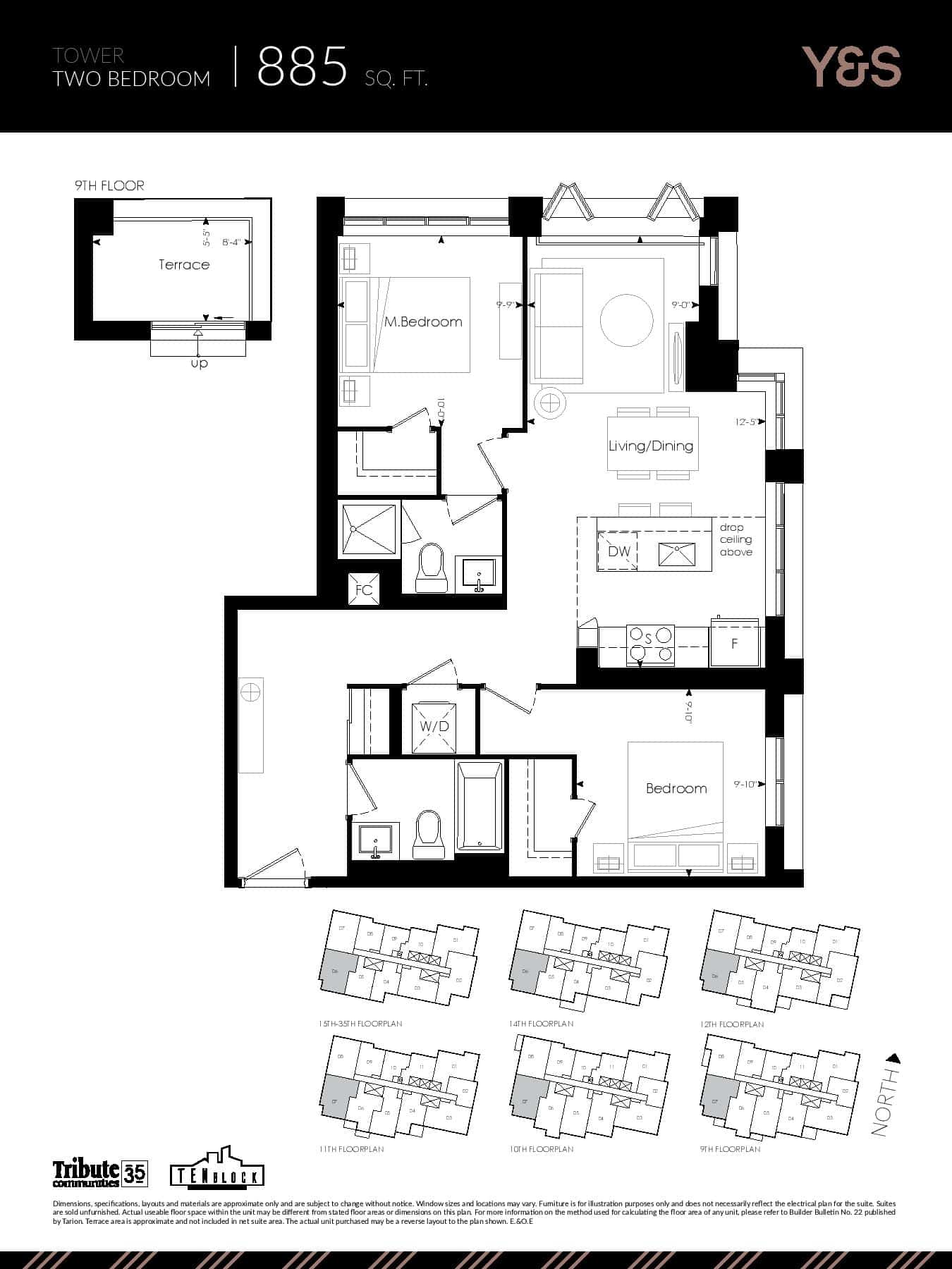 Y&S Condos Yonge and Soudan Prices & Floor Plans, Toronto