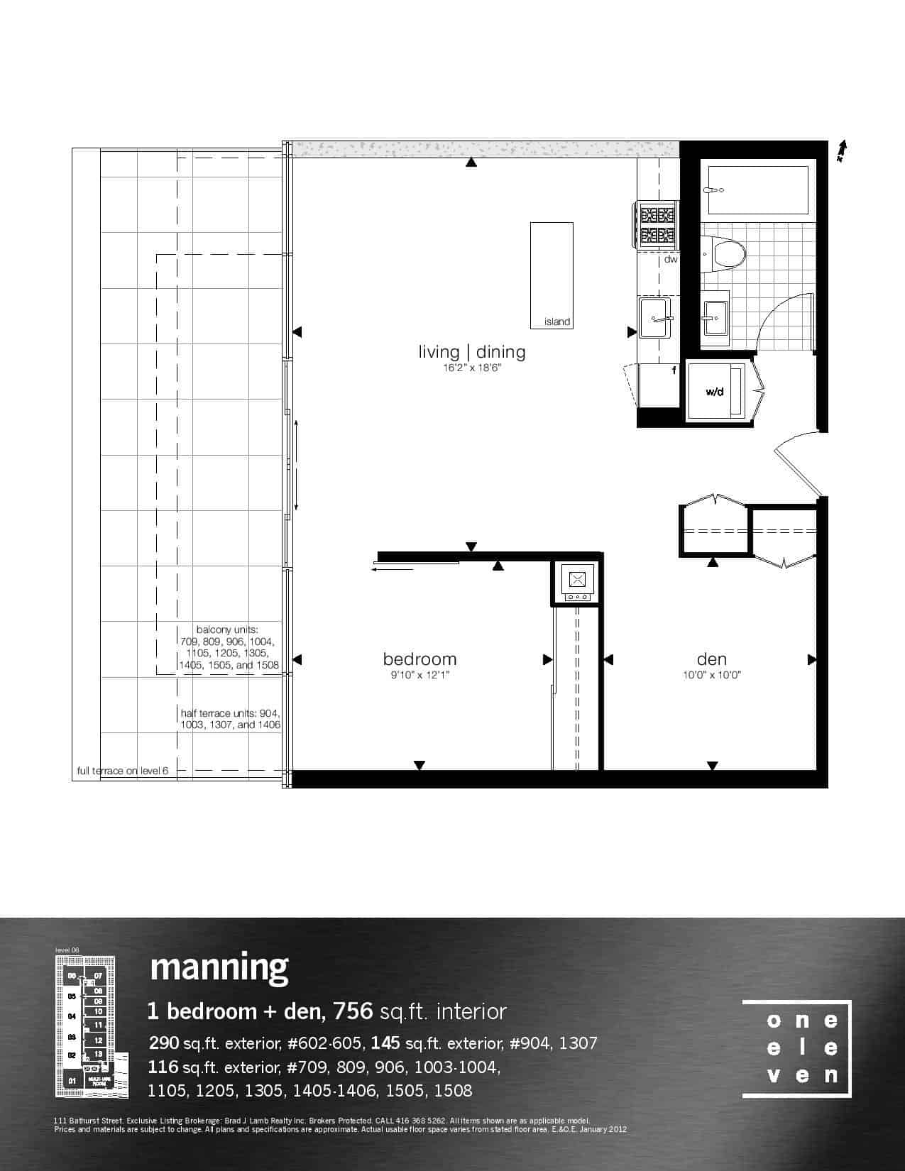 One Eleven Condos (Bathurst) Prices & Floor Plans