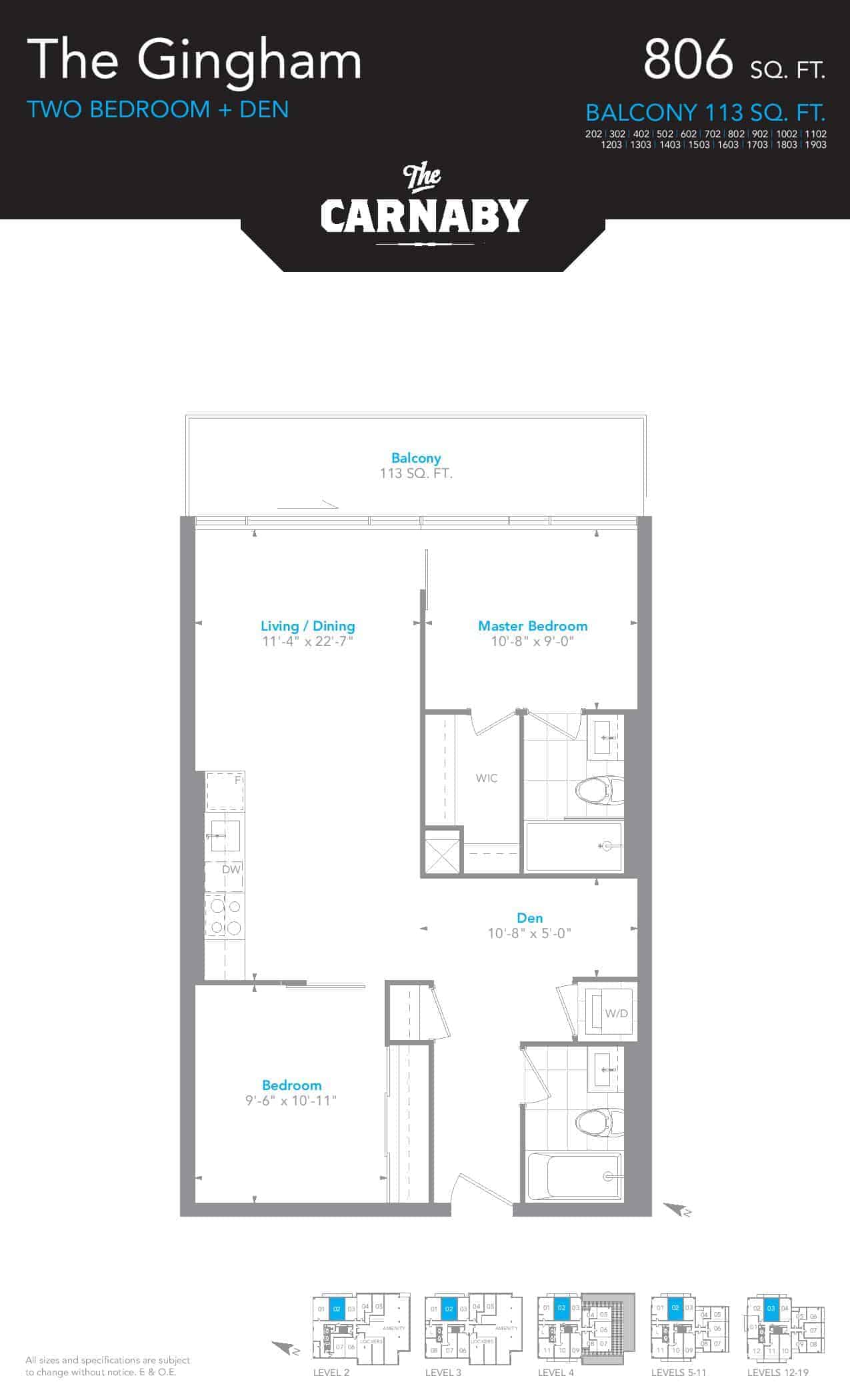The Carnaby Lofts (Queen West) Prices & Floor Plans