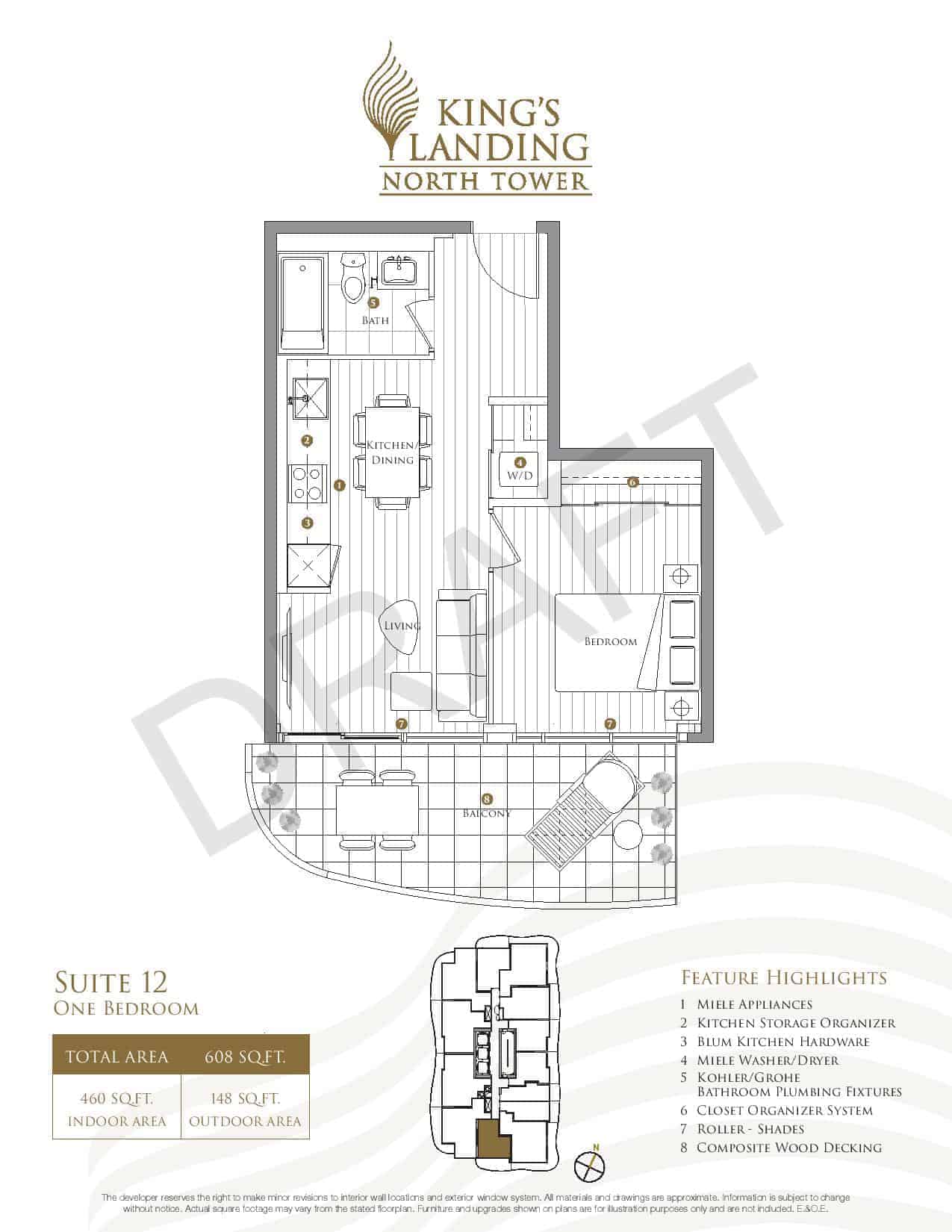 King's Landing Condos Leslie & Sheppard Prices & Floor