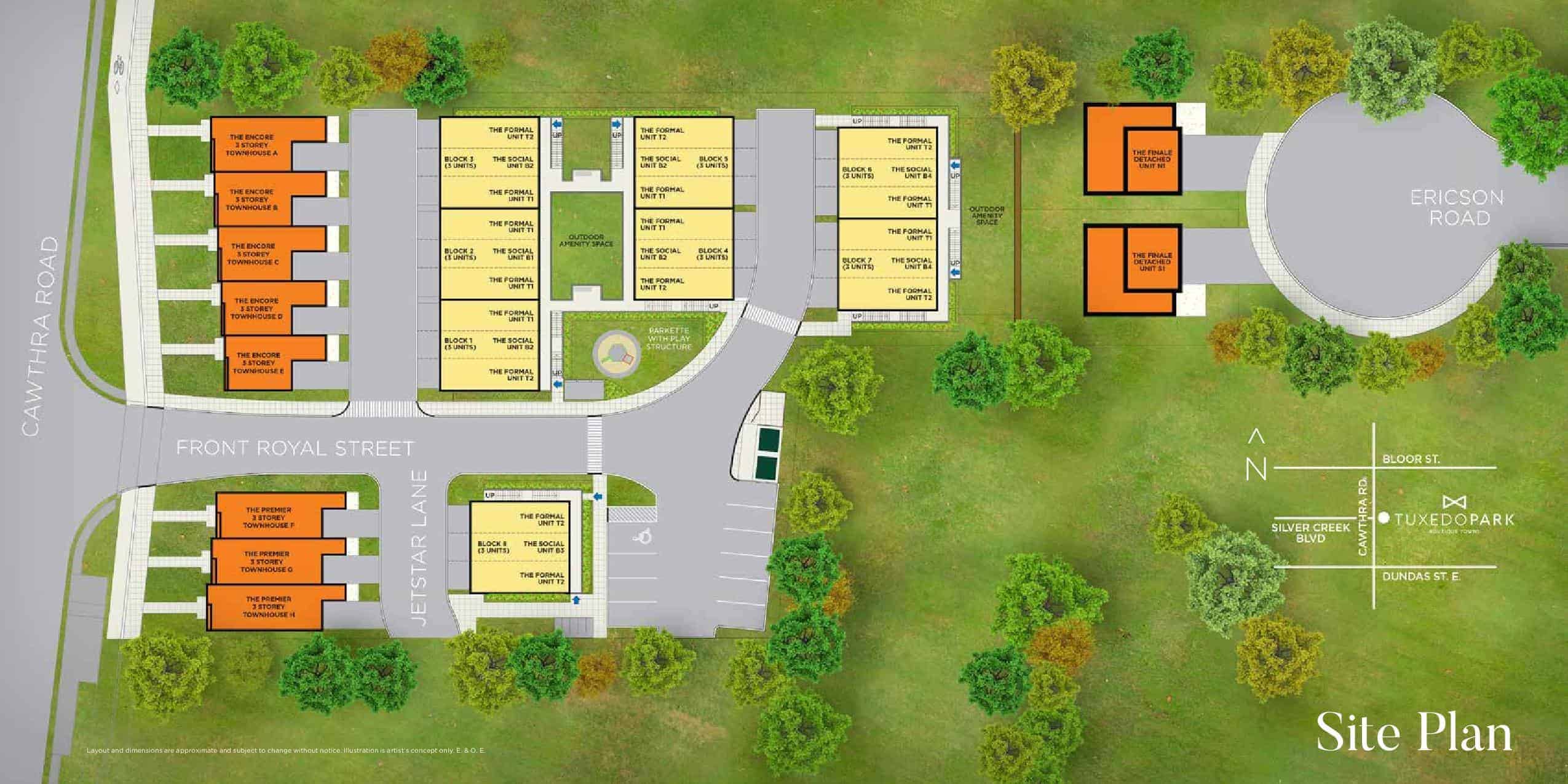 Tuxedo Park Boutique New Townhomes Mississauga