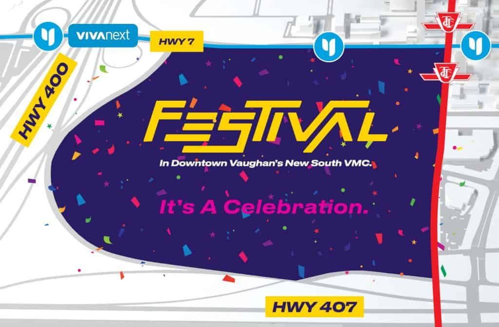 Festival Menkes In Downtown Vaughan's New South VMC