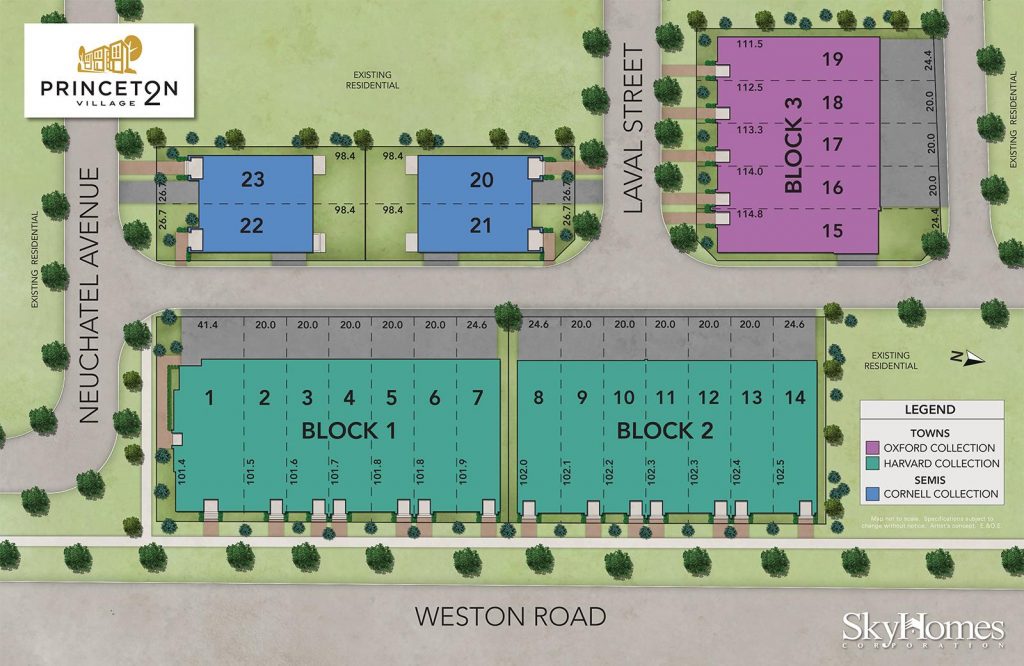 Princeton Village Townhomes in Vaughan