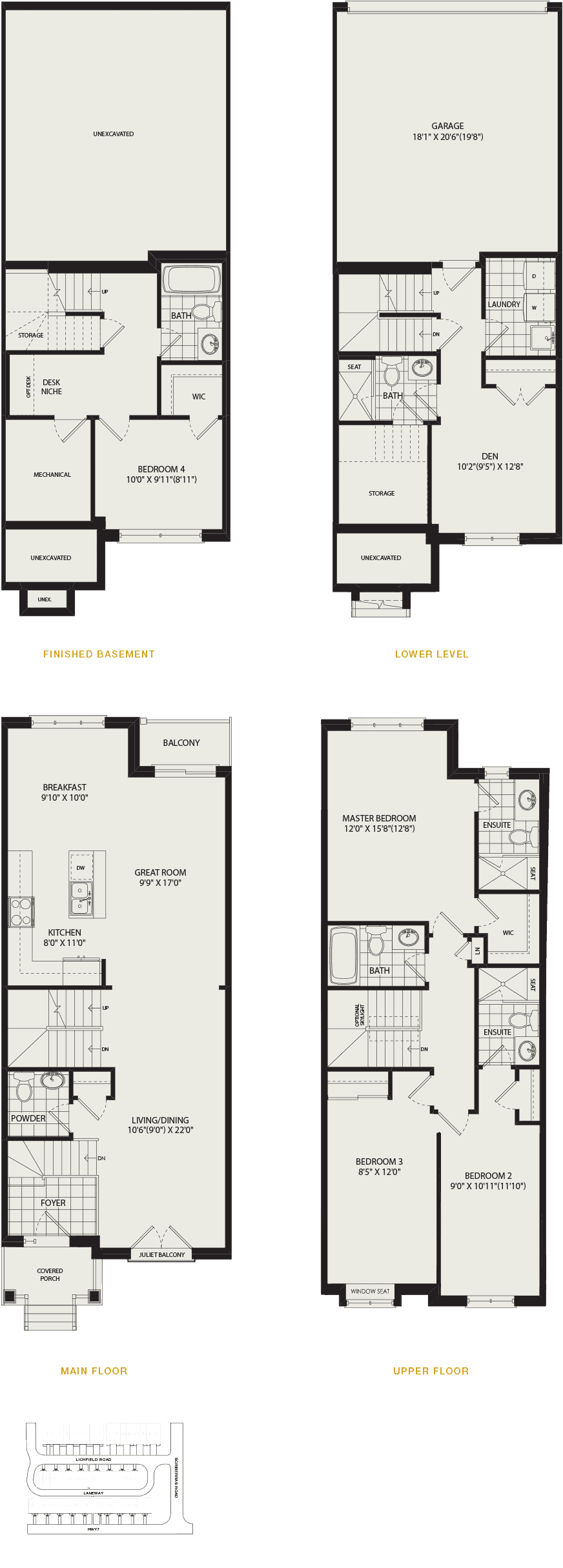 Unionvillas Prices & Floor Plans New Homes Markham
