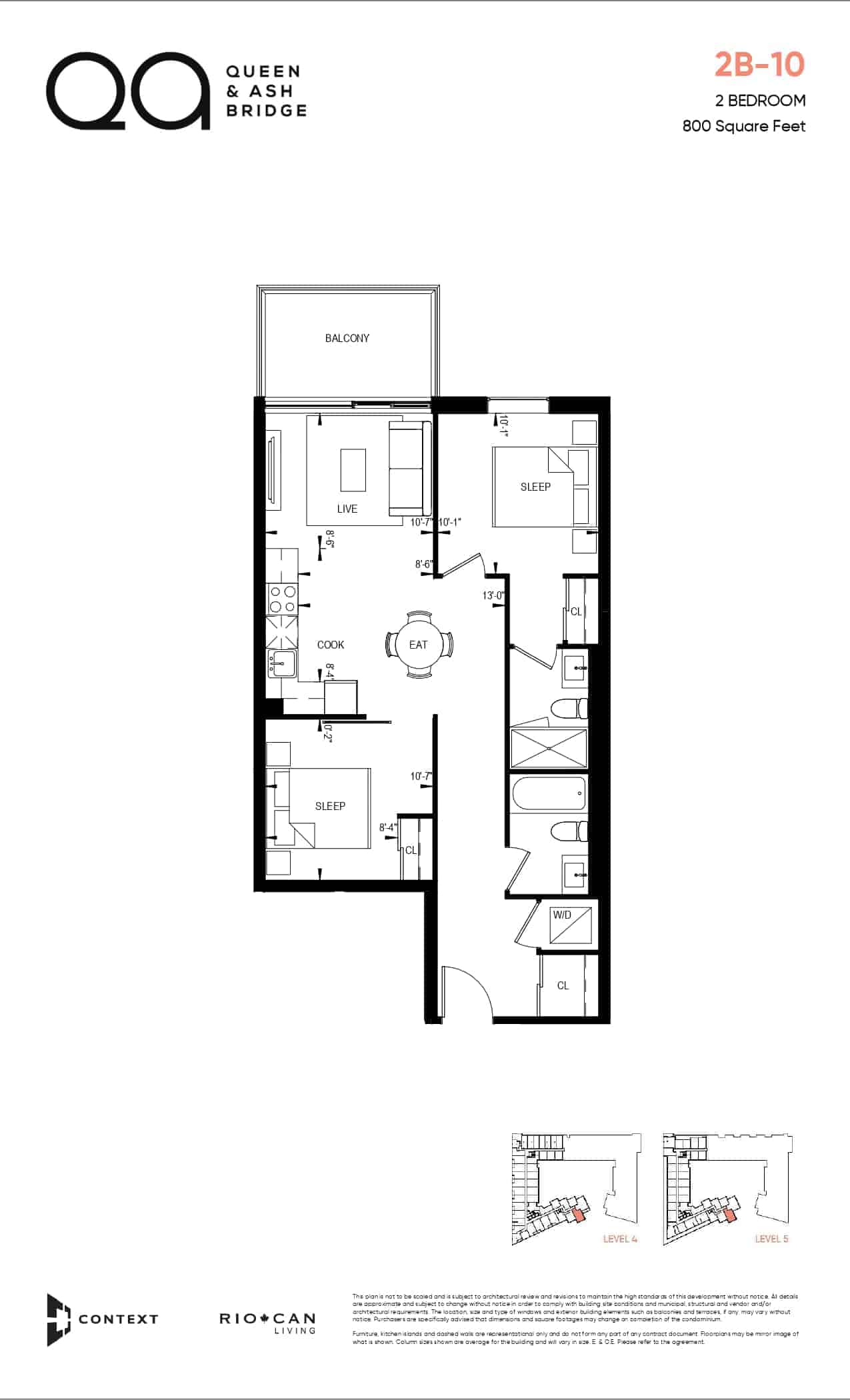 Queen & Ashbridge Prices & Floor Plans Leslieville