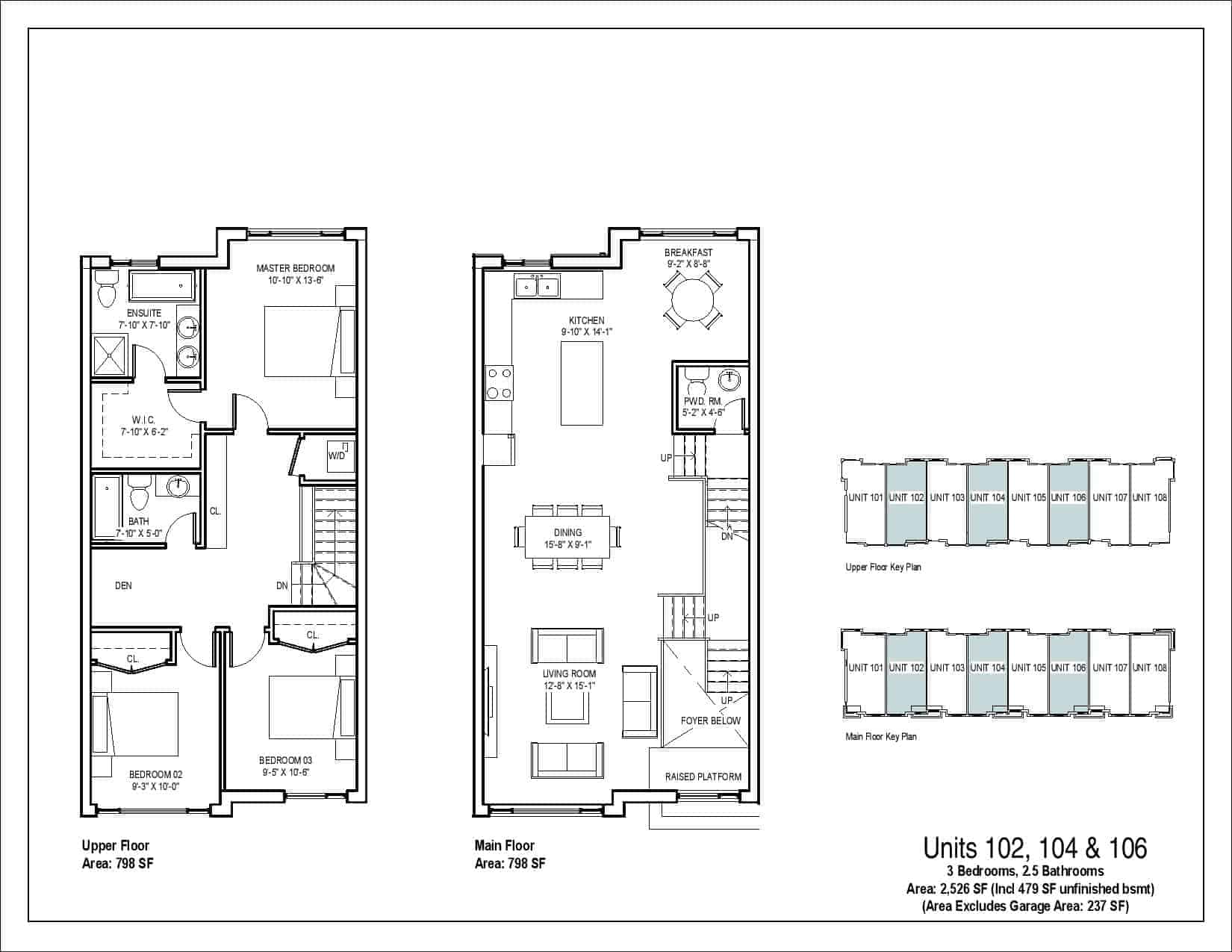 Nexus Towns Richmond Hill Prices & Floor Plans