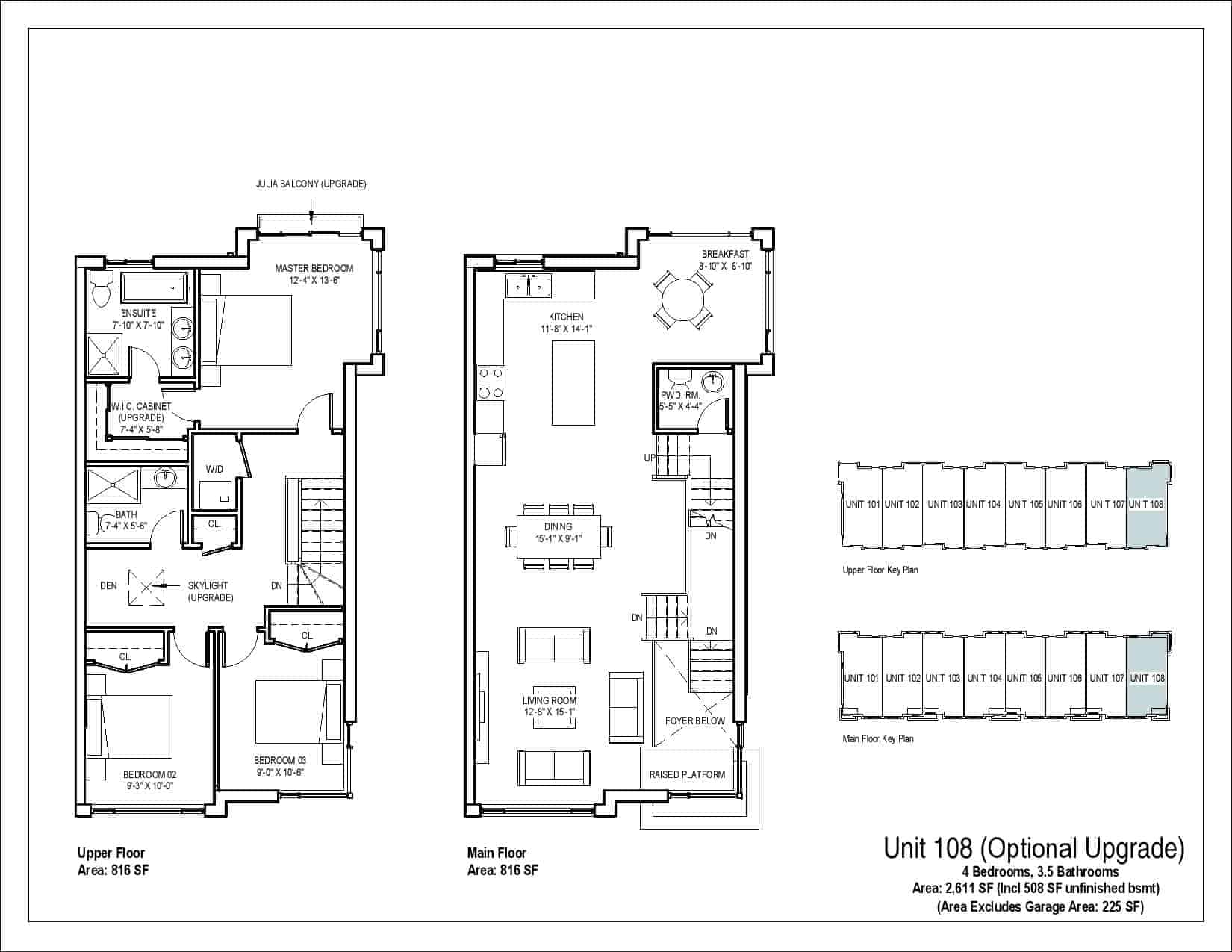 Nexus Towns Richmond Hill Prices & Floor Plans