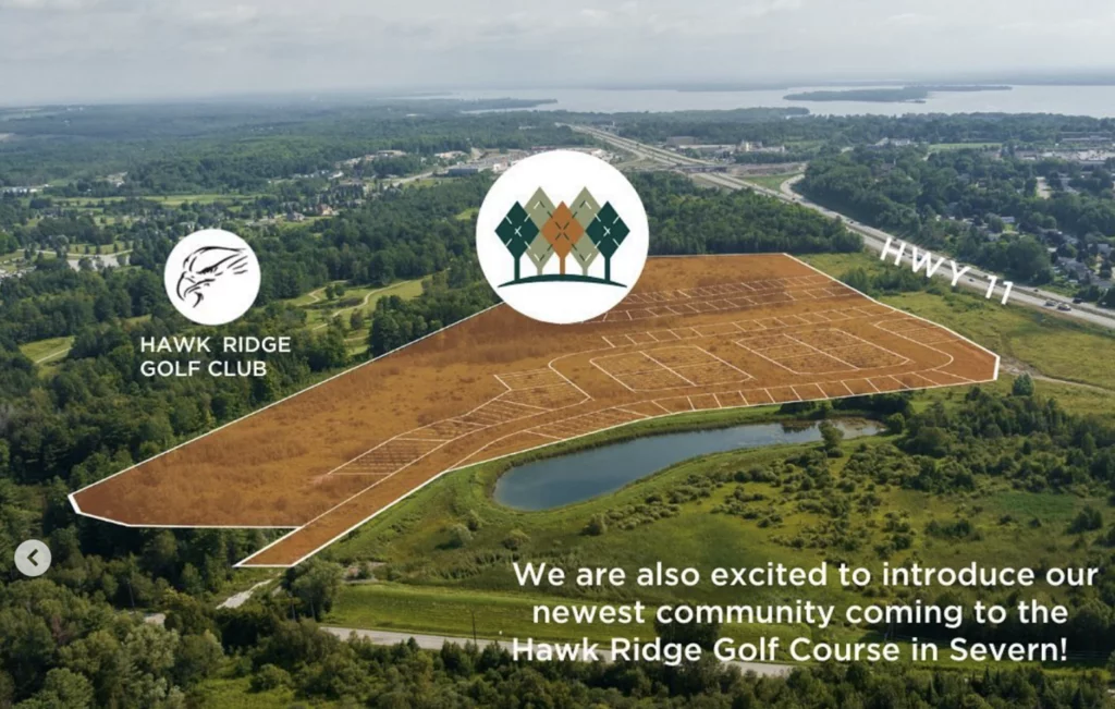 Hawk Ridge Heights New Townhomes in Orillia